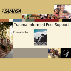 Trauma Informed Peer Support